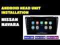 HEAD UNIT INSTALLATION NISSAN NAVARA.