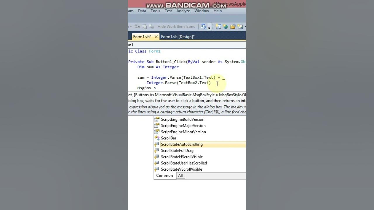 How to convert string type data into integer type data in VB.Net - YouTube