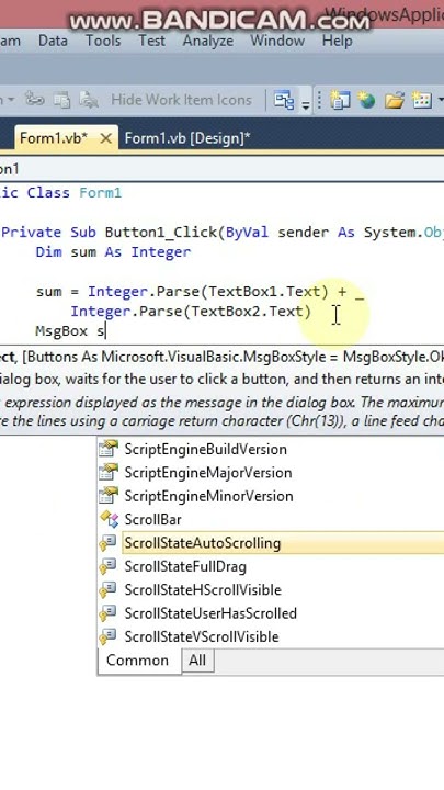 How to convert string type data into integer type data in VB.Net - YouTube