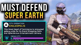 Helldivers 2 | We're Going To Lose Another City!!! - Gameplay Hardest Difficulty