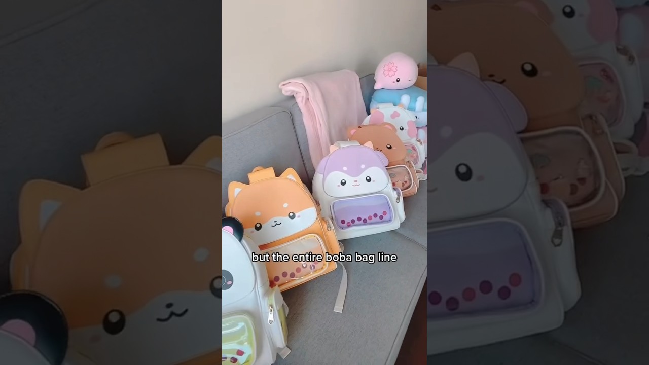 The ENTIRE boba ita bag collection?! 🥹💜 