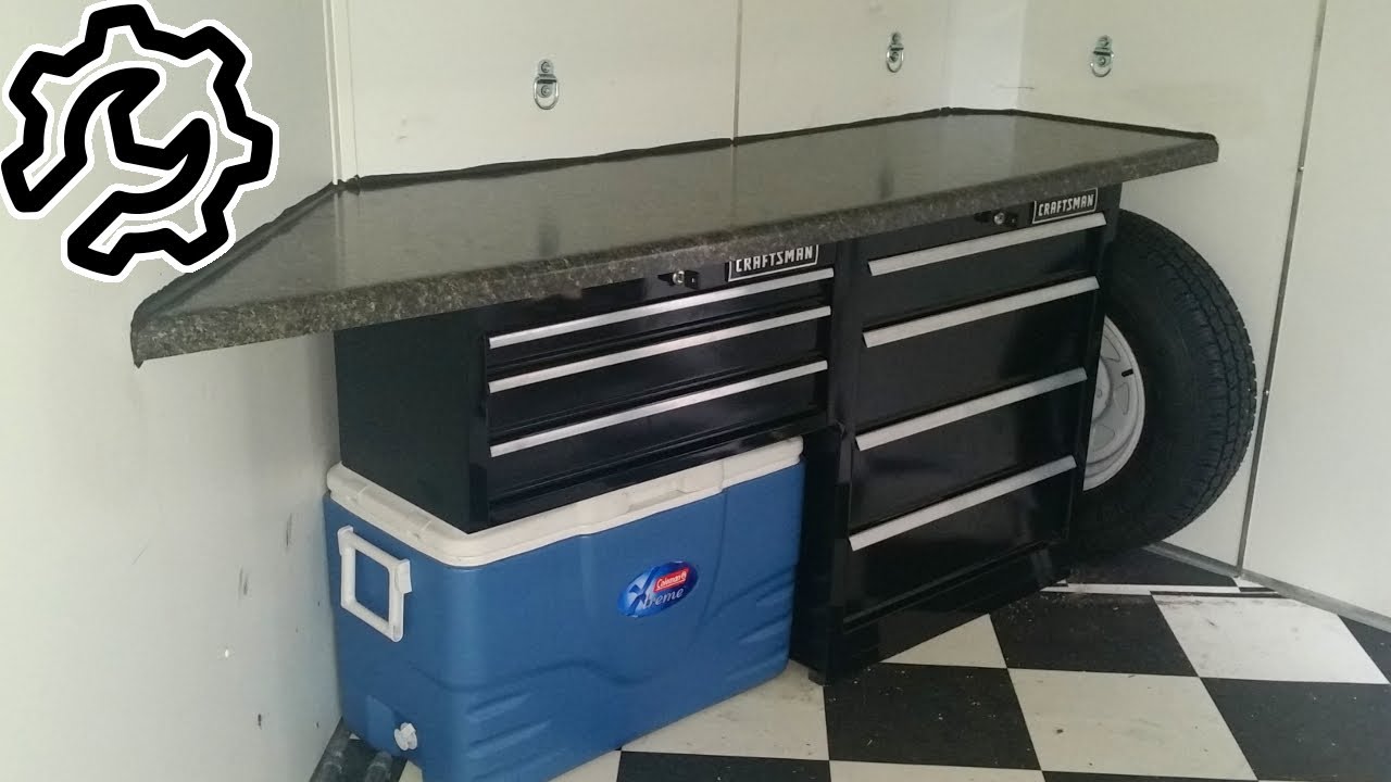 Motorcycle Race Trailer Build Part 2 (Toolbox) YouTube