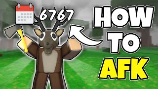 How To AFK in 99 Nights in the Forest - Roblox