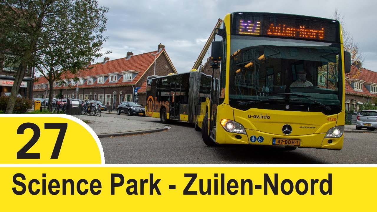 Bustraject | Lijn 27 | Science Park WKZ - Zuilen-Noord (Citaro C2)