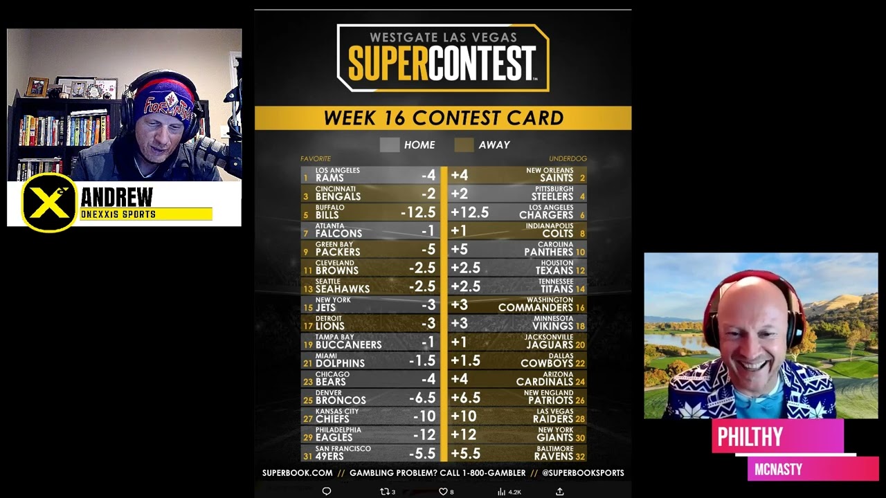 Westgate SuperContest Week 16