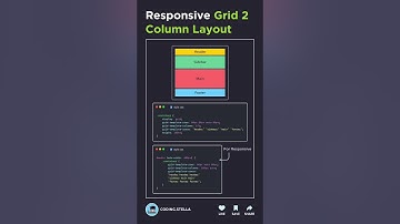 CSS Grid Responsive Layout with HTML Semantic   2 Column Layout   Flex