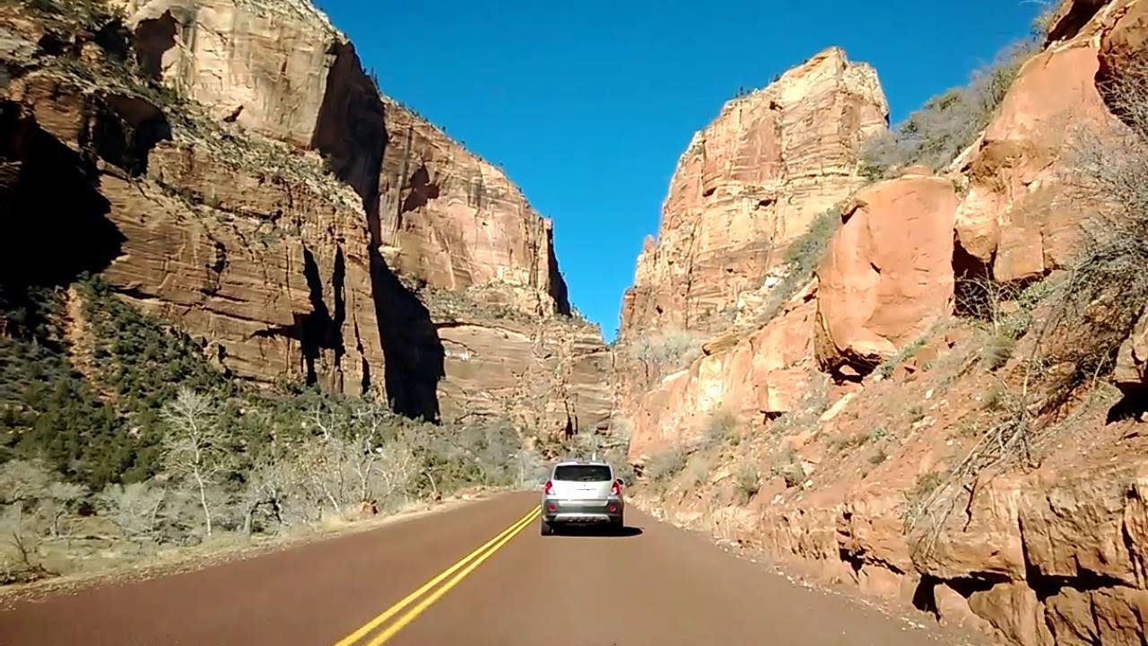 Zion Canyon Scenic Drive (Floor Of The Valley Road) - Youtube