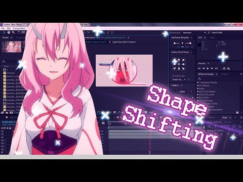 [AE/AMV] Shape shifting | Colorful style | Tutorial