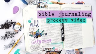 Bible Journaling Process Video | Wildflower Devotional Kit