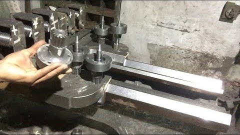 How to make visiting part lathe machine Techical machine #machinelearning #technology #technology