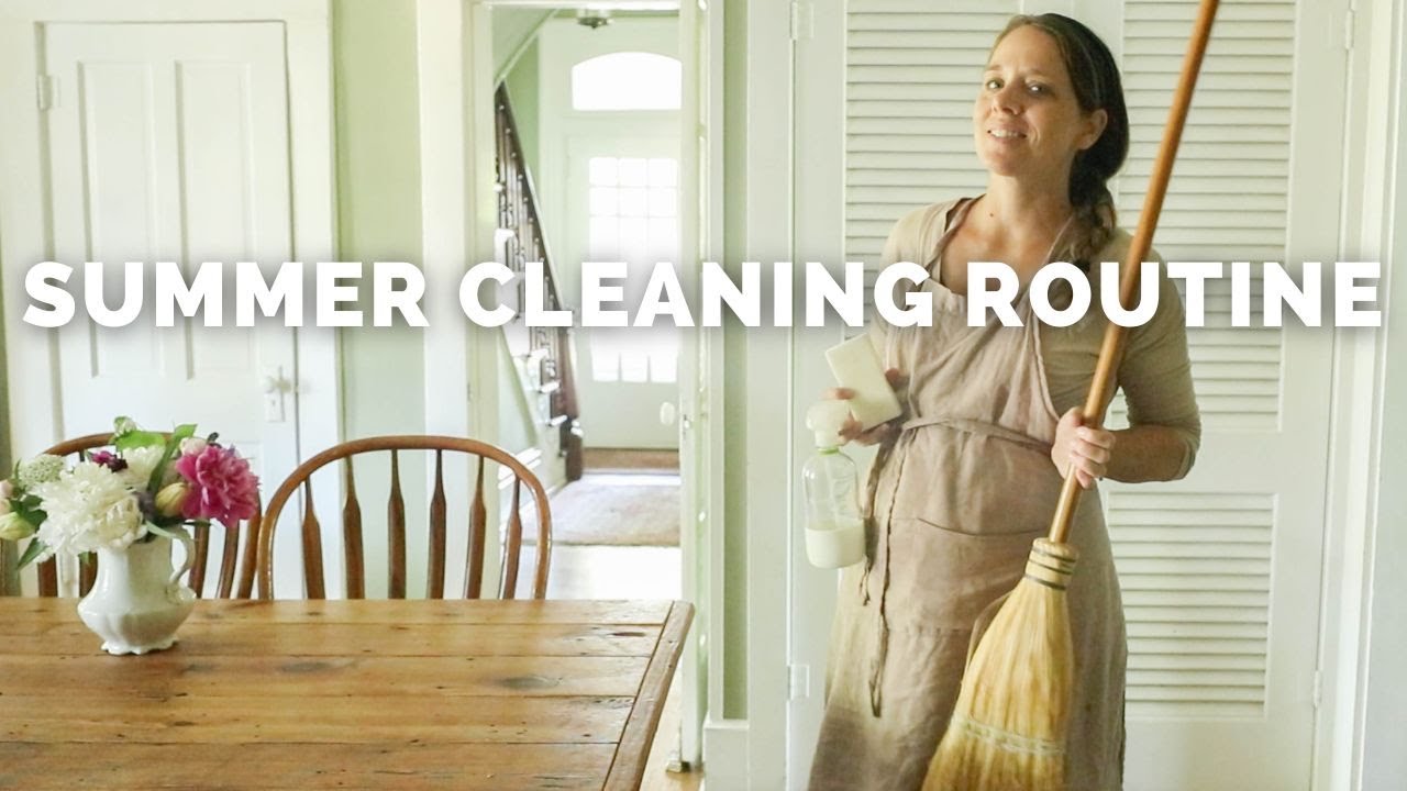 My Summer Cleaning Routine with 8 Kids