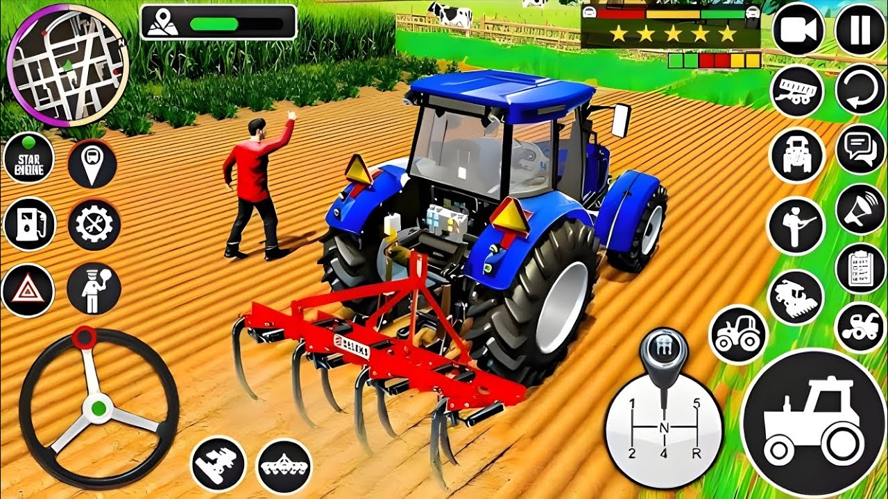 Modern Farming Simulation | 🚜 Big Farming Tractor Games 3D Walkthrough 