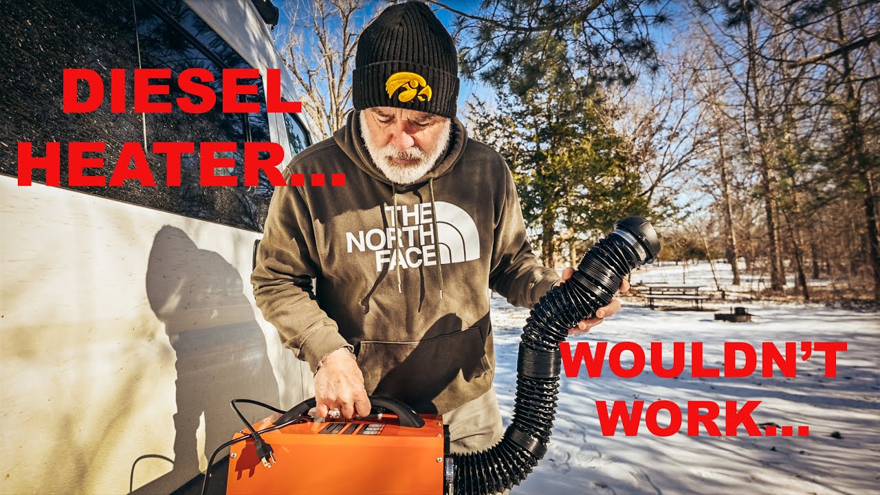 Побежден дизельным обогревателем! Кемпинг в одиночку на автодоме