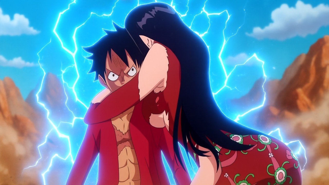LUFFY PERDE O CONTROLE APÓS DESCOBRIR QUE BARBA NEGRA ATACOU E FERIU BOA HANCOCK – ONE PIECE