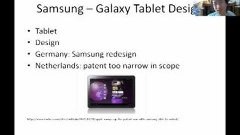 Apple vs. Samsung - design, slide to unlock, standard patents