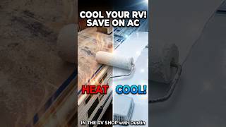 Cool RV Roof Coating: Beat the Heat! #shorts