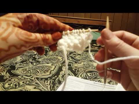 Decrease in Irish Moss Using Smooth Yarn