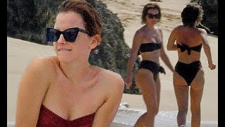Emma Watson In Bikini In Barbados! #emmawatson #bikni #hollywood #shorts