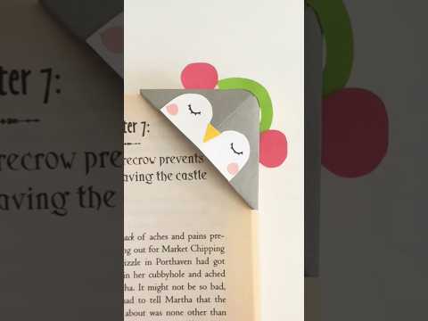 EASY ORIGAMI PENGUIN BOOKMARK Part 2 