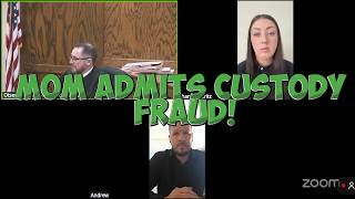 We LIED to the Court! Mom ADMITS Faking 50/50 Custody to Lower Dads Payments