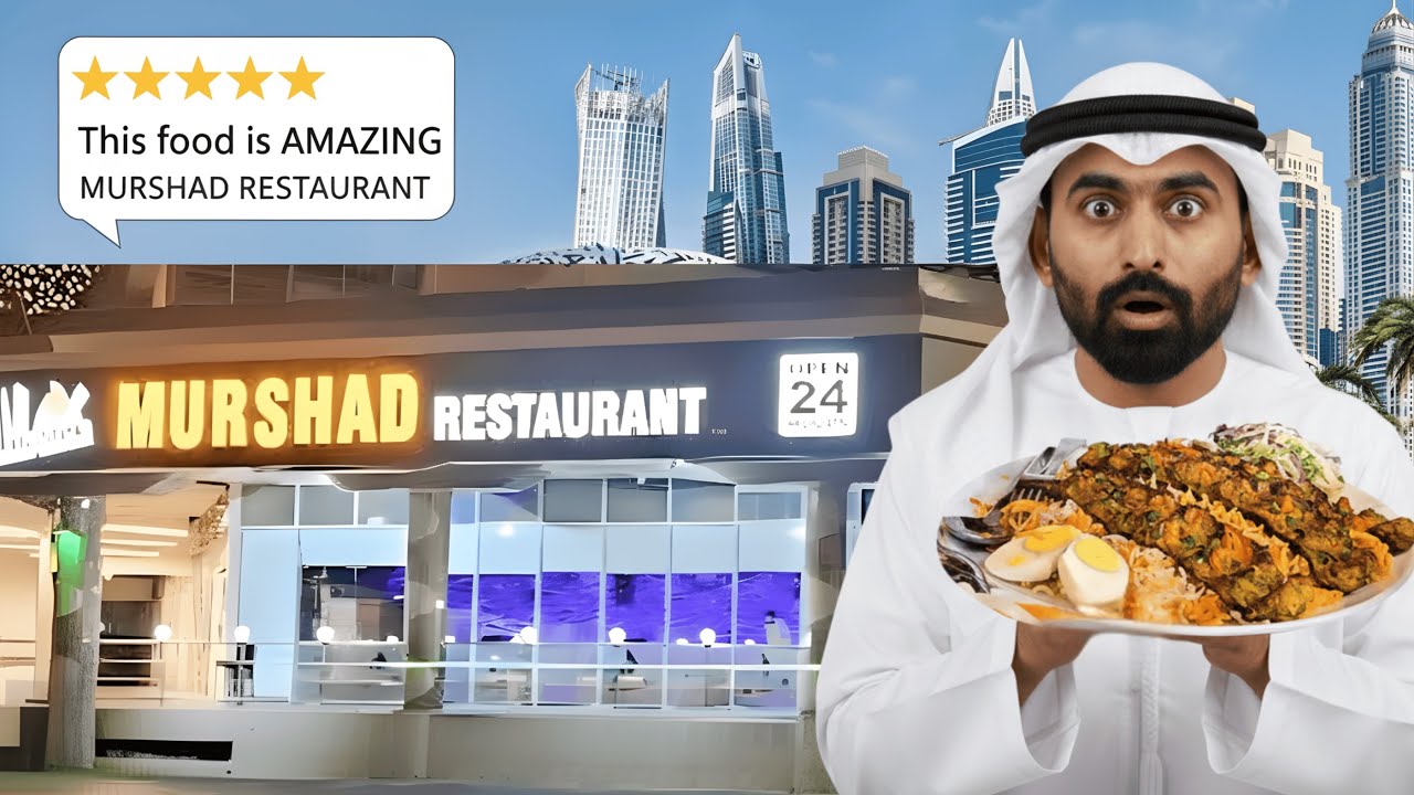 CRAZY STREET FOOD HUNT in DUBAI | Murshad Restaurant | Pakistani Karahi kebab & BBQ | Desi Food