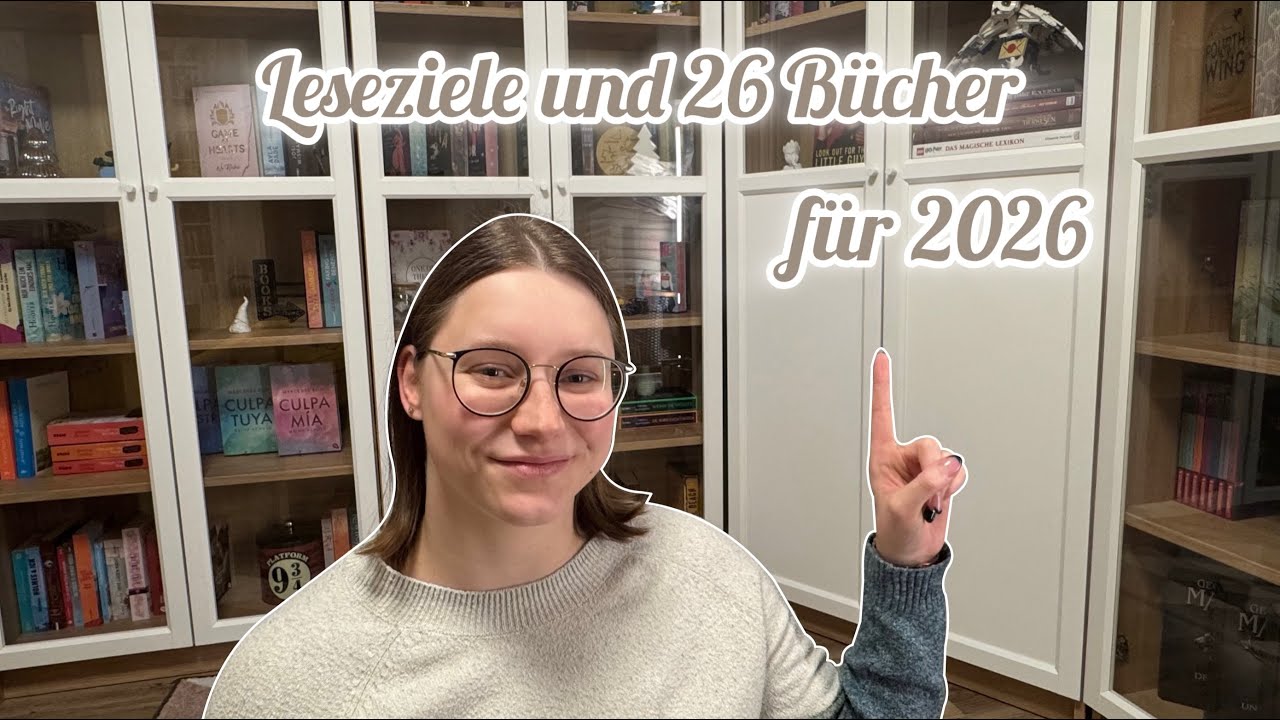 Meine Leseziele & 26 Bücher für 2026 📚📋🏁