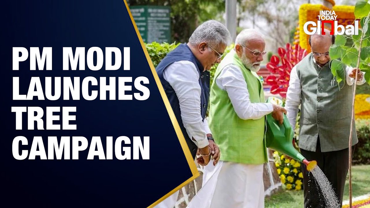 LIVE: PM Modi Launches 'Ek Ped Maa Ke Naam' Campaign | Ek Ped Maa Ke Naam | Campaign | Electric Bus