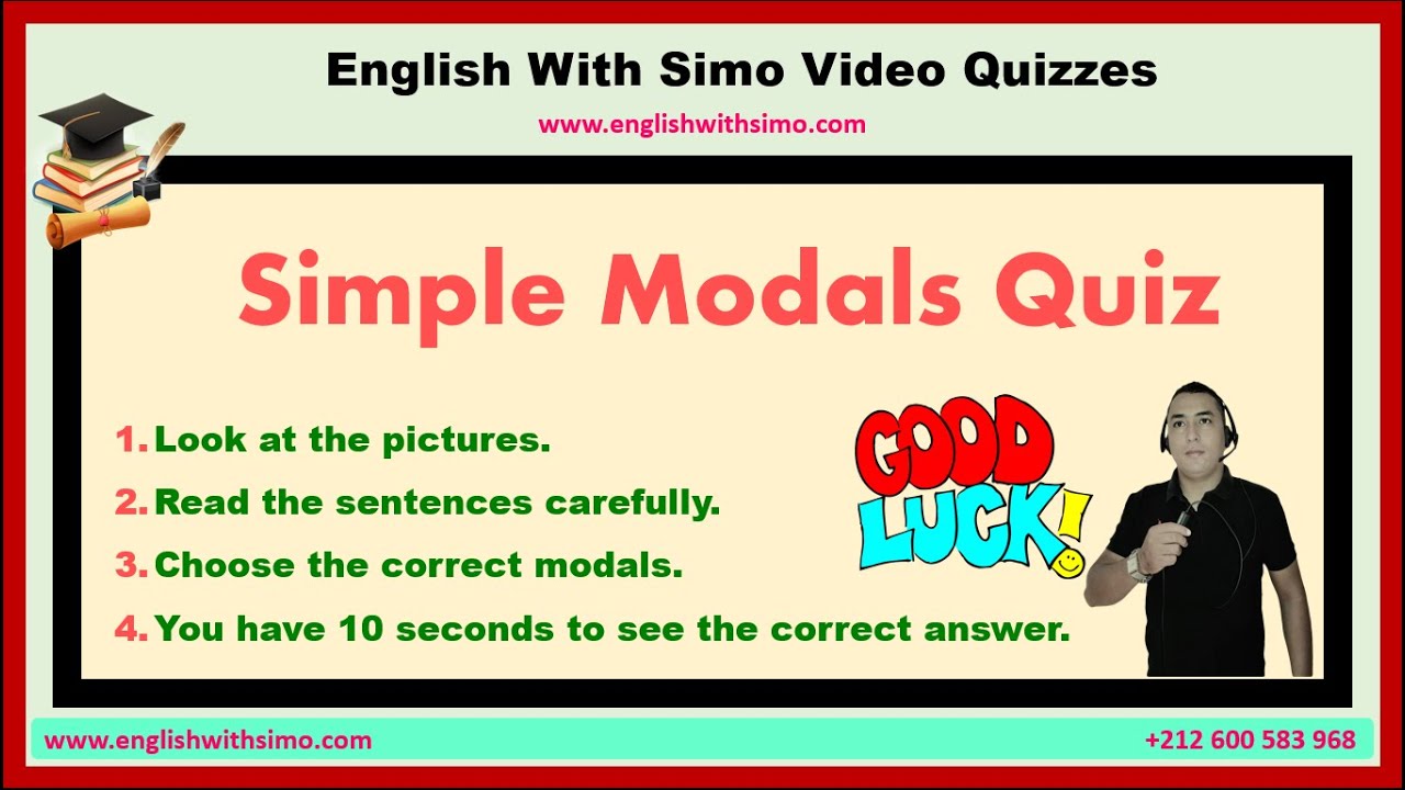 Simple Modals Quiz By English With Simo | How Much Can You Get In this Quiz? 🤔🤔