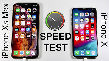 iPhone Xs Max vs iPhone X SPEED TEST!