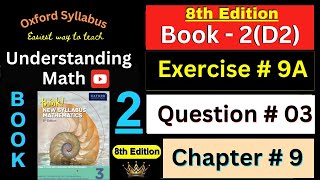 D2 Math Chapter 9 Exercise 9A Question 3 | Pythagoras | Think New Syllabus Mathematics 8th Edition Update