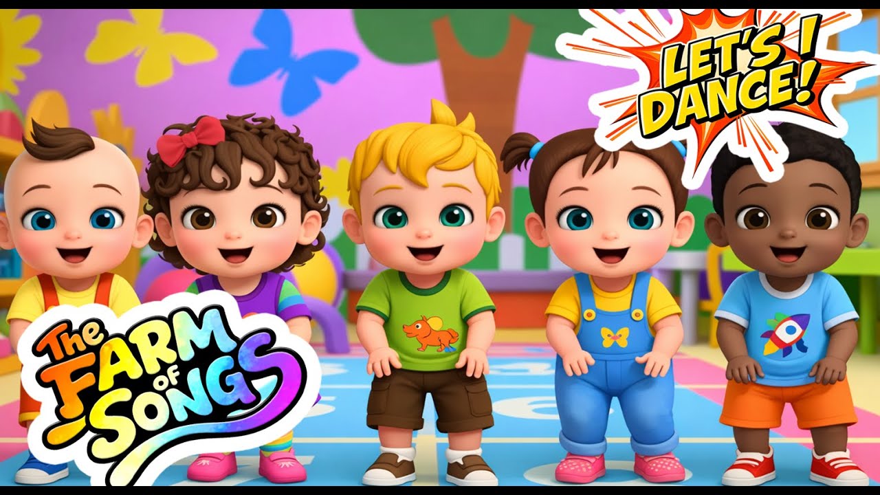 Move & Dance Kids Song | Jump, Clap & Spin | Preschool Dance Music