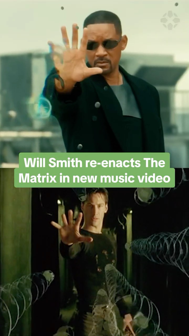 Will Smith \u0026 Big Sean team up for a Matrix-inspired music video. #willsmith #bigsean #matrix #music
