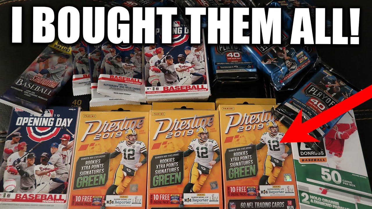 What did we find while OPENING PACKS OF SPORTS CARDS? BOX BREAK!! YouTube