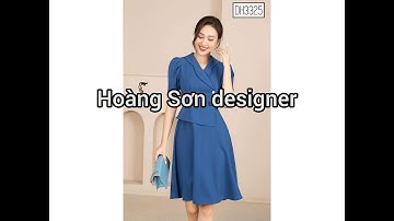Dạy cắt may cơ bản:hướng dẫn cách cắt đầm cổ sam kiểu theo mẫu|Hoàng Sơn designer