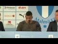 Presskonferens med Tobias Sana och Daniel Andersson
