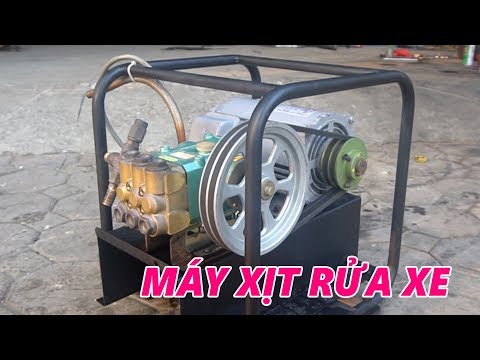 Video Máy Xịt Rửa Áp Lực Piston Sứ 3HP Arimitsu OK313 Cực... - youtube