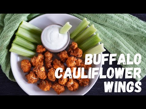 Buffalo Cauliflower Wings in Air Fryer