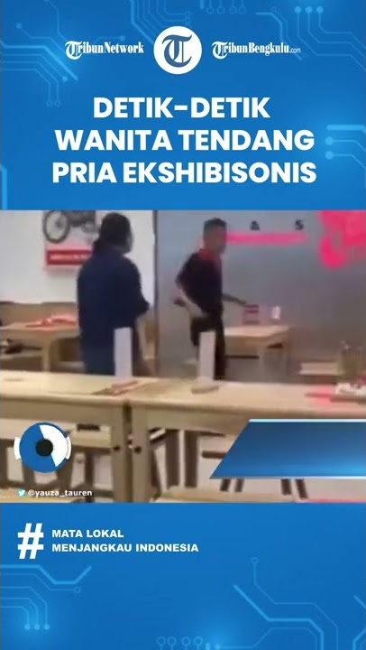 Viral Aksi Wanita Beri Pelajaran ke Pria Ekshibisionis di Warung, Pelaku Ditendang hingga Terpental