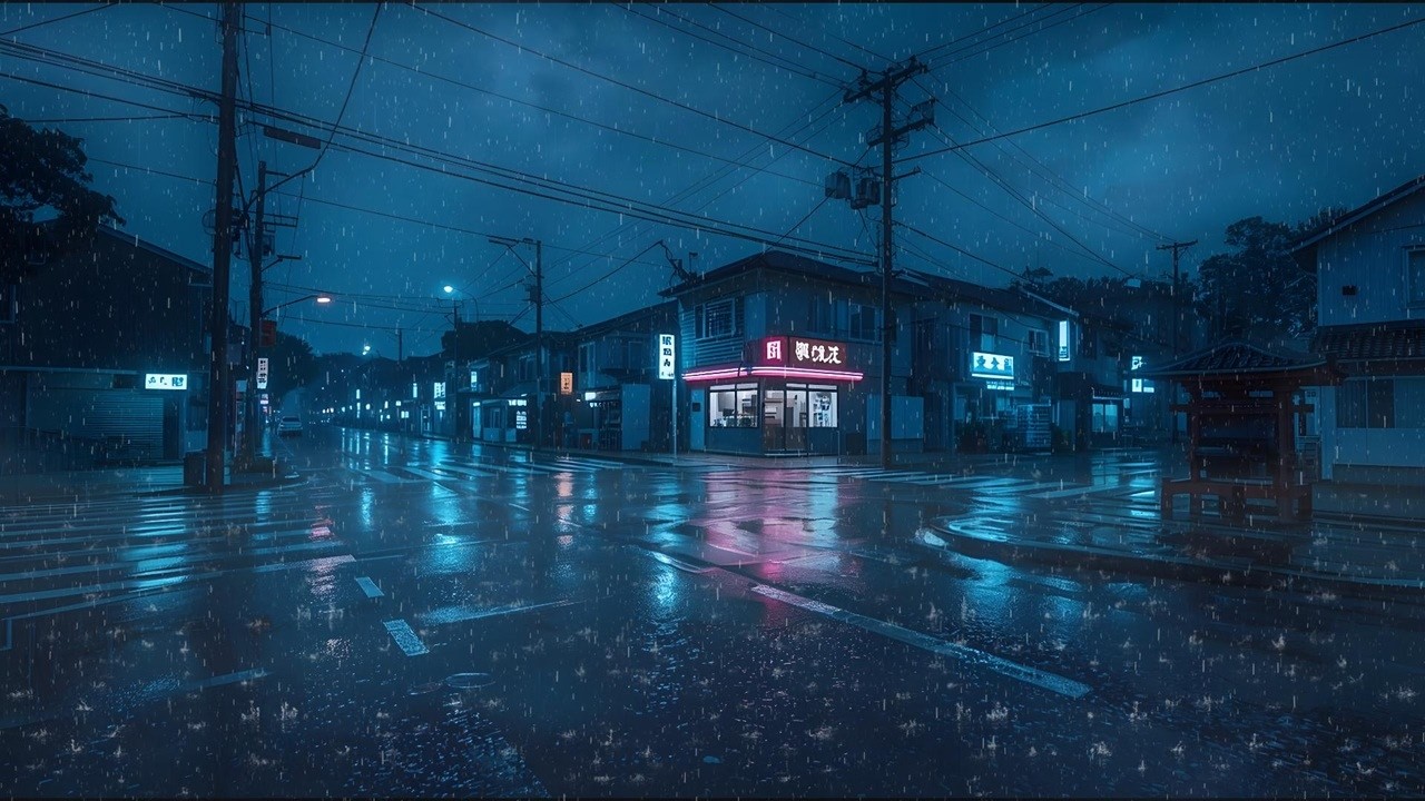 Tokyo After Midnight 🌙 Lofi Rain on a Quiet Night for Sweet Dreams