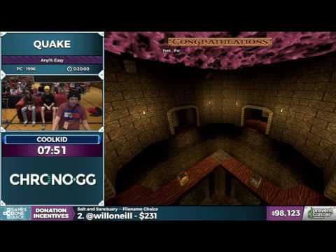 Quake by Coolkid in 15:10 - AGDQ 2017 - Part 8