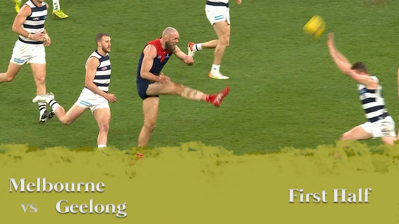 Melbourne vs Geelong All goals and highlights FIRST HALF | Preliminary Final 2021