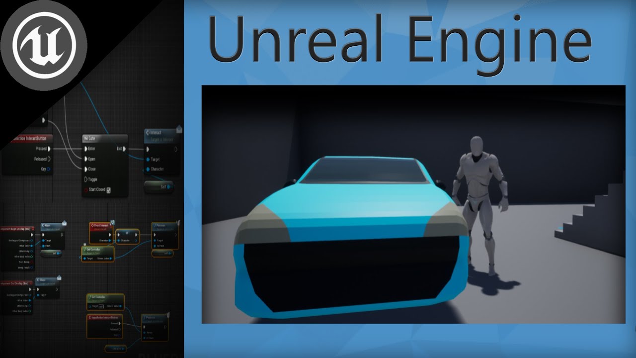 Unreal Engine 4 — Vehicle Passenger│Пассажиры для транспорта - YouTube