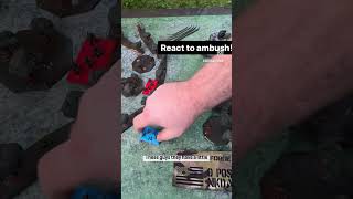 React to ambush drill! #milsim #airsoftcqb #cod #usmilitarycombat #military #history