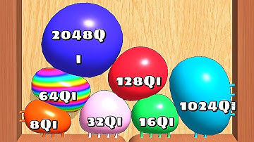 Blob Merge 3D - Bosses Satisfying ASMR Gameplay | ( Cube Arena 2048 )