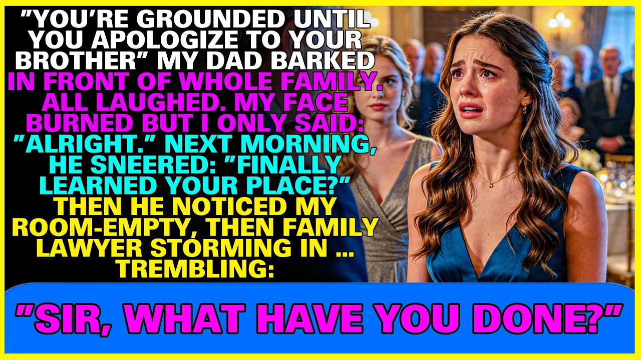 My dad grounded me in front of 45 relatives over my sister's lies—then ...