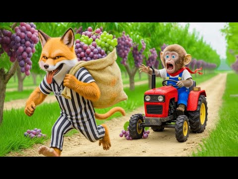 Monkey NaNa’s Tomato Field Destroyed! | Helicopter McQueen’s Final Dive Rescue – NANA MONKEY LIFE