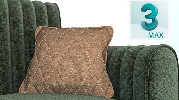 3D Pillow Modelling and Stitches (Autodesk 3ds Max)
