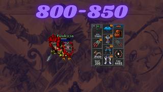 TIBIA STORY OF MY MONK  LEVELS 800-850 ZERO TO HERO