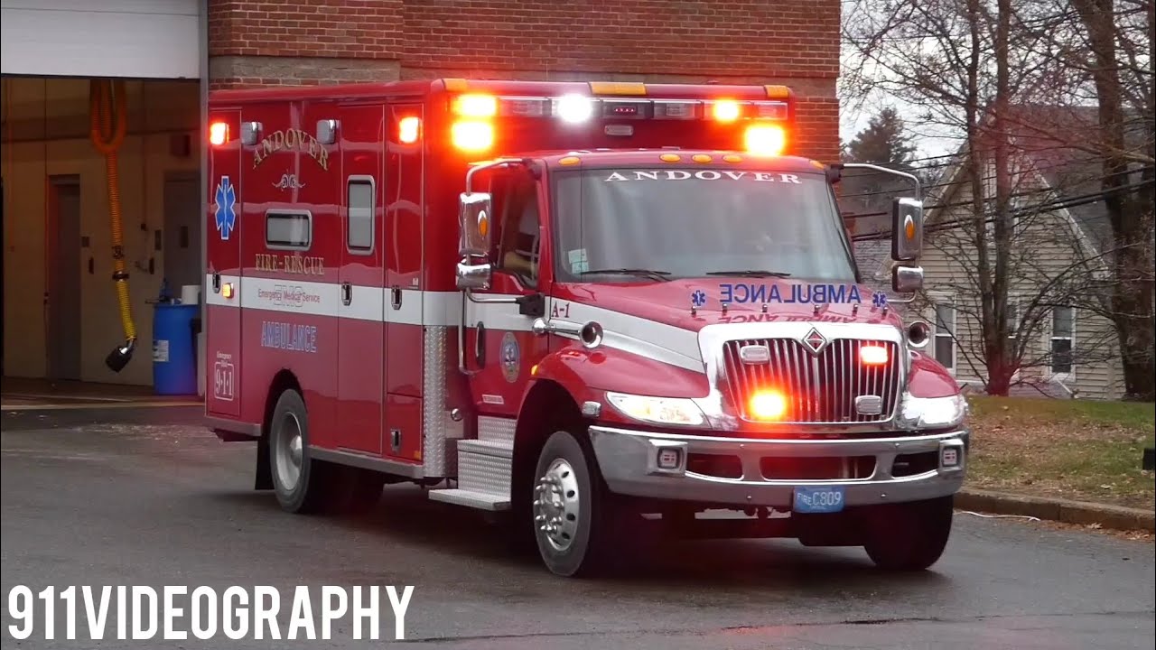 Andover Fire Department Ambulance 1 Responding YouTube