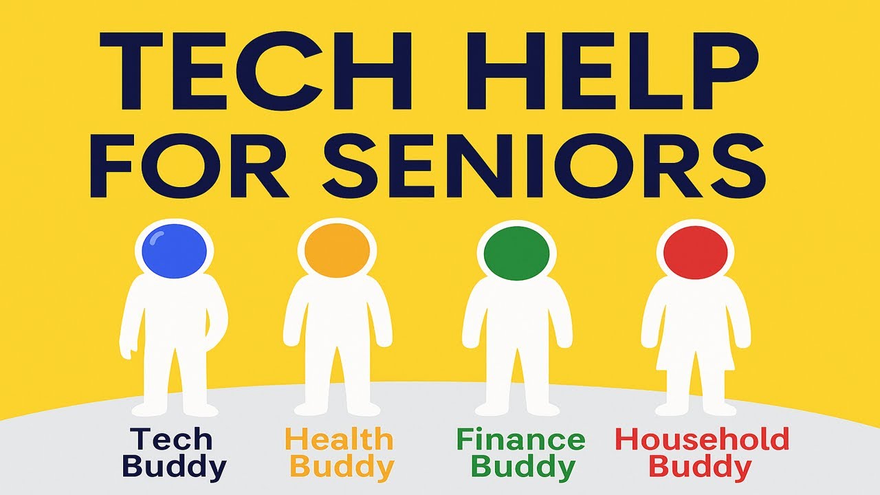Tech Buddy is a friendly digital assistant made for seniors and digital beginners.